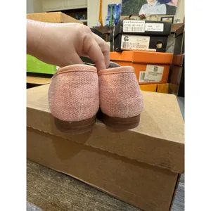 Sam Edelman Women‎ Loraine Loafers Shoes Pink Metallic Linen Size 6.5 Equestrian thumbnail 7