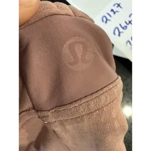 LULULEMON Nulu Mesh Support Yoga Bra Sz‎ 4 Jewel Emboss Spiced Chai thumbnail 6