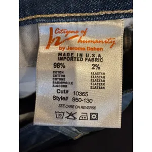 Citizens of Humanity Shorts Women 24 Blue Denim Faded Cut Off Jean Shorts Preppy thumbnail 9