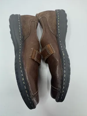 Earth Origins By Earth Brown Leather Slip Ons Size 6M thumbnail 7