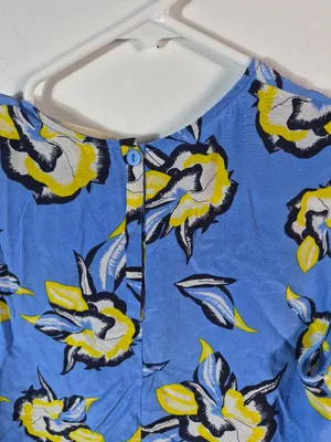 Diane Von Furstenberg Floral Print Top P thumbnail 7