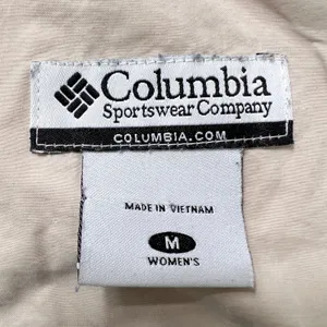 Columbia Omni-Shield Women's Jacket Beige‎ Lightweight Rain Coat Hooded Medium thumbnail 3