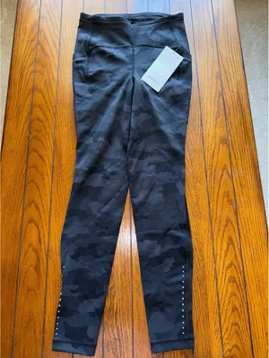 Lululemon Speed Speed High Rise 28” With Pockets Heritage Camo Black Size 6 NWT thumbnail 2