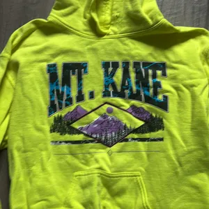Mt Kane neon yellow hoodie thumbnail 2