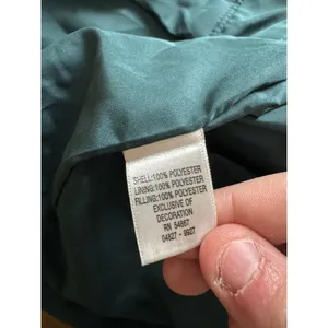 Christopher Banks Women Size‎ Large Dark Green Winter Vest Puffer Polyester thumbnail 7