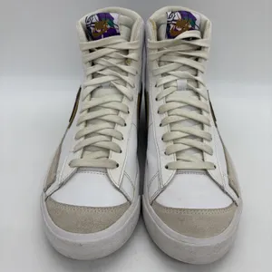 Nike Youth 6.5Y Womens 8 Blazer Mid '77 SE GS White Blue Void Gold‎ DD1847-102 thumbnail 3