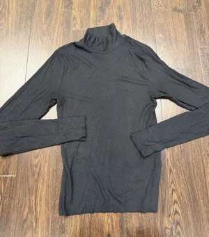 Abercrombie & Fitch Essentials Ribbed Mock Neck Turtleneck -‎ Size S thumbnail 1