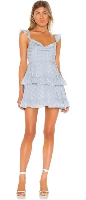 Tularosa Zinnia Polka Dot Mini Dress thumbnail 1