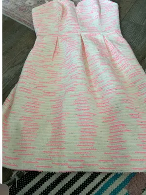 Anthropologie Moulinette Soeurs Pink Tweed Dress Women’s 0‎ Barbiecore Coquette thumbnail 10