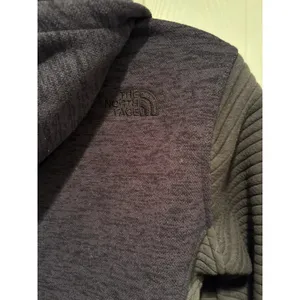 The North Face Womens XS Gray Moto Ribbed Full Zip Jacket Fleece Hoodie thumbnail 6