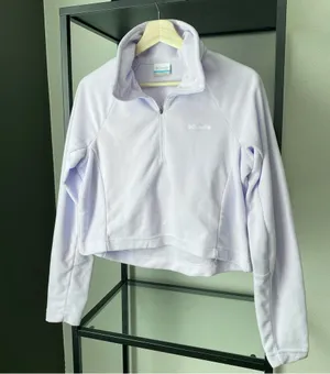 NWT Columbia Glacial Cropped II Fleece Pullover thumbnail 1