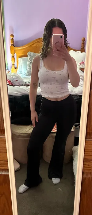 Divided Black flare pants thumbnail 1