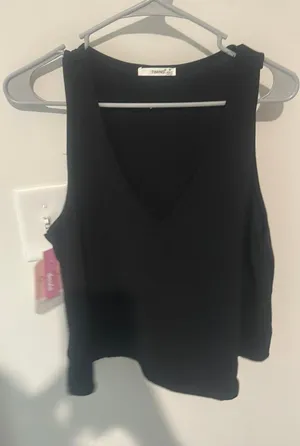 Dress Up Tank Black Top thumbnail 1