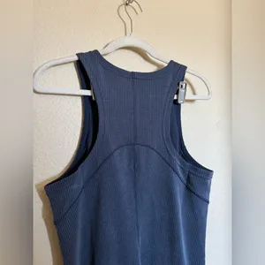 Lululemon Ribbed Softstreme Slim-Fit‎ Tank Dress Size 12 True Navy NEW thumbnail 8