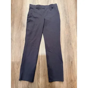 Quince Ultra-Stretch Ponte Straight Leg Pants Charcoal Grey Womens Size Medium‎ thumbnail 2