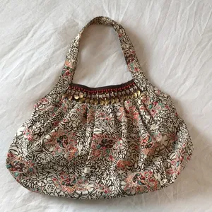 Old Navy Mutilcolor Purse With Leaf & Rhinestone Detail thumbnail 1