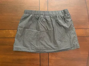Princess Polly White Fox Pinstripe Mini Skirt thumbnail 2