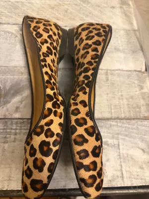 Saks 5th Avenue Leopard Print calf Hair Flats thumbnail 5