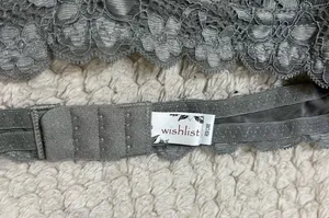 Wishlist LG grey lace halter bra Bandeau thumbnail 4