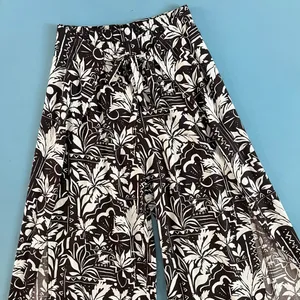 NWT Bila 77 Cabana Mink Flora Brown High Rise Wide Leg Pants thumbnail 5