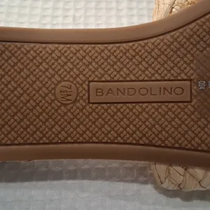 NEW Bandolino Natural Woven Straw Weave Deedee Slide Sandals Women's size 7.5 thumbnail 9