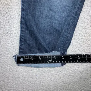7 For All Mankind Cropped Jeans Women 27 Dark Wash Low Rise‎ Cuffed Hem Fit 28 thumbnail 6