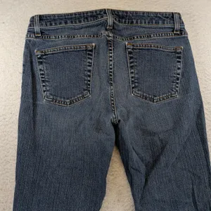 Gap Flare Stretch Jeans Womens‎ 10R Blue Medium Wash Denim Low Rise Flare Leg thumbnail 5