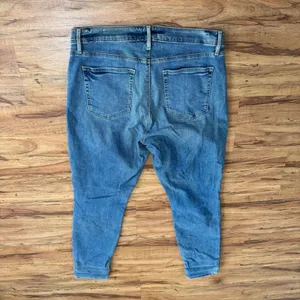 Loft Curvy Skinny‎ Crop Jeans Medium Wash Blue Denim Size 31/12 494746M thumbnail 8