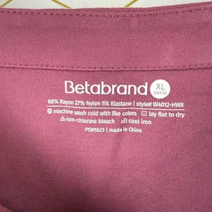 Betabrand Mauve Plum 3/4 Sleeve Half-Day Shift Dress - Size - XL thumbnail 5