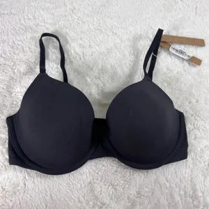 SKIMS Weightless Demi Bra Onyx‎ Black 32D Underwire Lightweight SKM2923741 NEW thumbnail 2