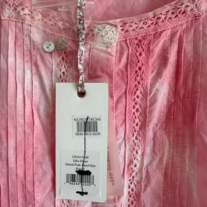 LoveShackFancy Edie Maxi‎ Dress Pink NWT Small thumbnail 10