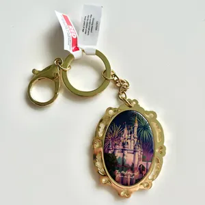 NWT Disney World Magic Kingdom Most Magical Place On Earth Double Sided Keychain thumbnail 2