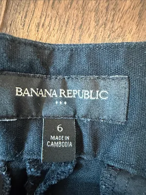 Banana Republic Black Women's Casual Shorts Size 6 - C70-027 thumbnail 2
