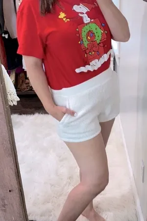 Aerie super soft cozy shorts size large thumbnail 1