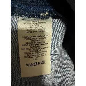 Maeve Anthropologie Junie Wide Leg High Rise Sailor Utility Trouser Jean Size 30 thumbnail 14