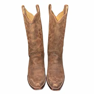 Corral Brown Distressed Leather Western Cowgirl Snip Toe Boots Shoes size 8.5 thumbnail 2