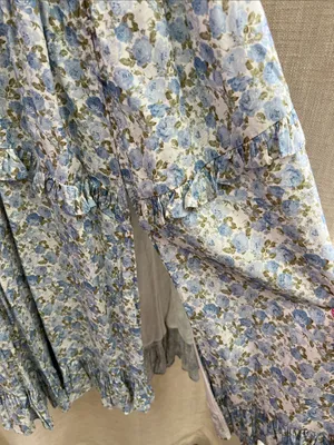 Floral Printed Contrast Shoulder Strap Midi Dress Last One Size Small thumbnail 10