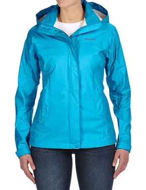 Marmot blue full zip windbreaker hooded jacket thumbnail 1
