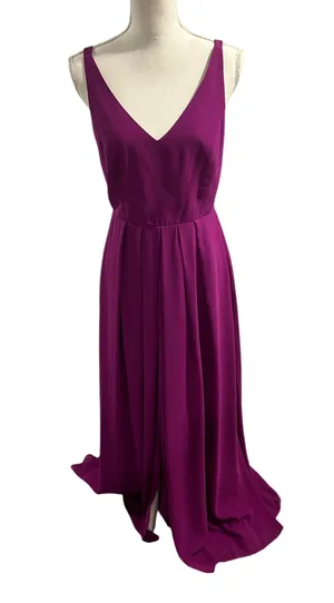 Lulus Show of Decorum Magenta Purple Maxi Dress thumbnail 3