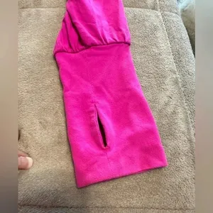 Lucy Hoodie Size Large Hot Pink Athletic Cropped Casual thumbnail 4