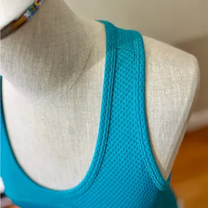 Disney Parks Athletic Performance Racerback Mesh Tank Top Teal Size S thumbnail 10