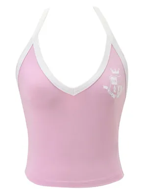 I AM GIA Blare Varsity Cami Top Pink Small NWT IN PACKAGE thumbnail 4