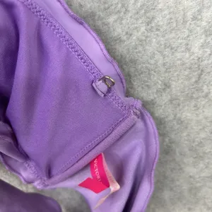 Victorias Secret Purple Small Bandeau Knotted Swim Beach Bikini Top Swimsuit thumbnail 5