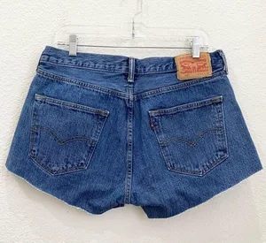 LEVI’S 501 Button Fly Denim Cut-off Shorts Size 34 thumbnail 4