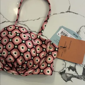 Shade & Shore Pink Floral Bikini Top 36 B thumbnail 2