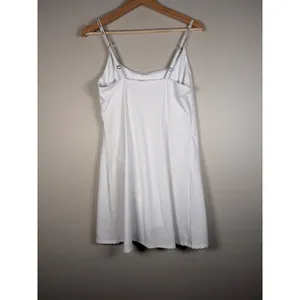 Abercrombie Fitch White Slip Dress Spaghetti Strap‎ Mini Dress Womens thumbnail 5