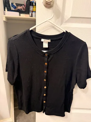 Business Casual Shirt Black Size M thumbnail 1