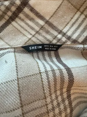 Shein Shacket Flannel Oversized Jacket thumbnail 2
