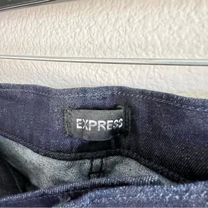 Express Women’s Slim Super High Rise‎ Blue Jeans thumbnail 3