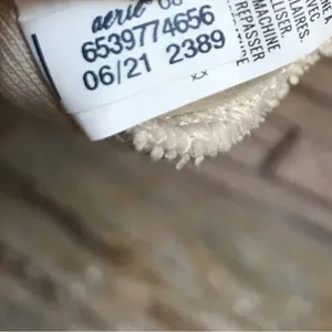 Aerie Luxe Trucker Shacket Shirt Jacket Color Soft Oat Beige Cream Cotton XS thumbnail 5